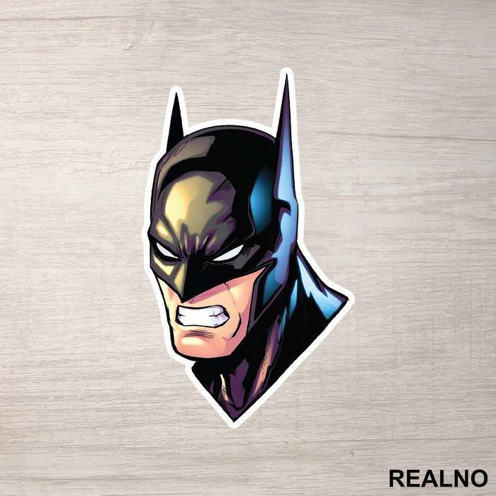 Head Illustration - Batman - Nalepnica