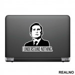 I Understand Nothing - The Office - Nalepnica