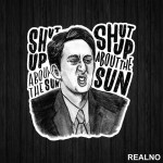 Illustration - Shut Up About The Sun - The Office - Nalepnica
