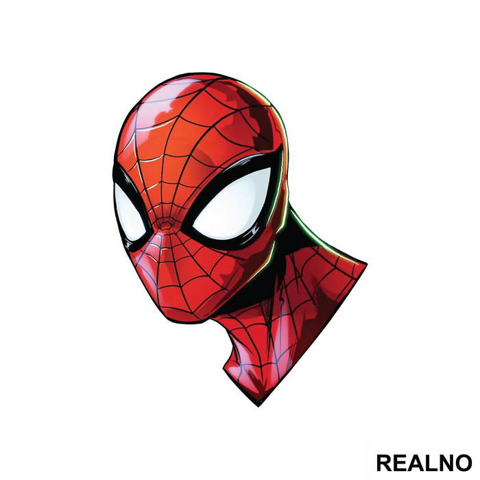Head Illustration - SpiderMan - Nalepnica