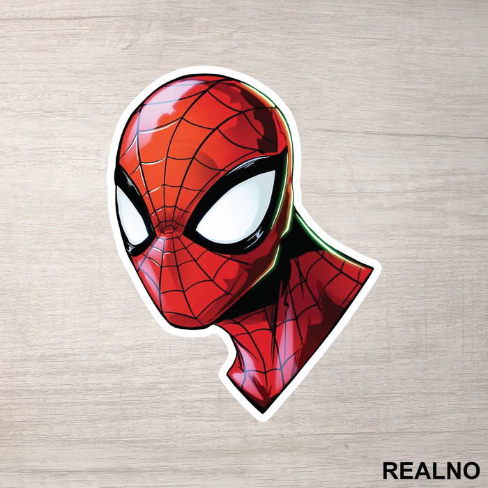 Head Illustration - SpiderMan - Nalepnica