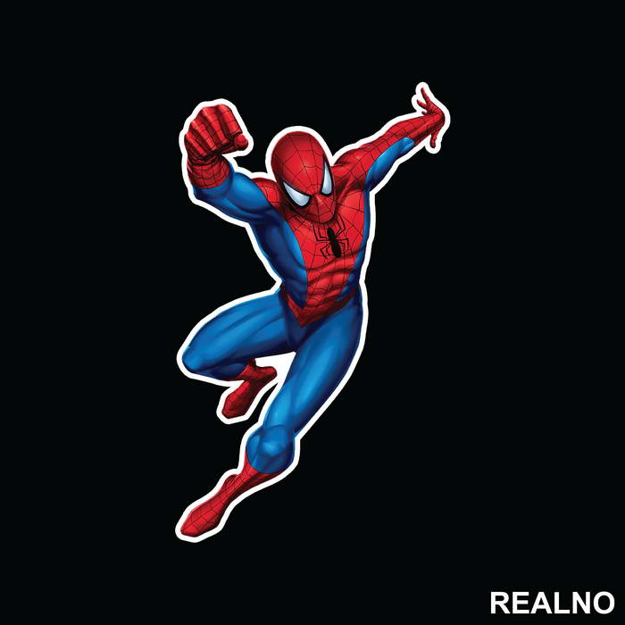 Fist In The Air - SpiderMan - Nalepnica