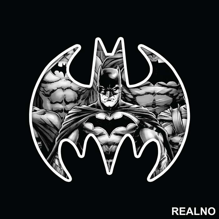 Inside A Bat Symbol - Batman - Nalepnica