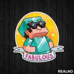 Fabulous - Minecraft - Nalepnica