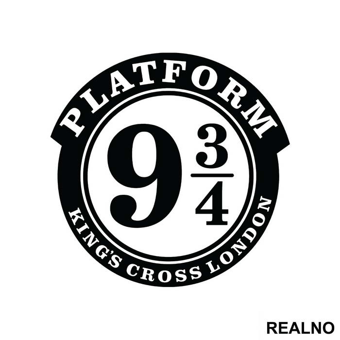 Platform 9 3/4 - Harry Potter - Nalepnica