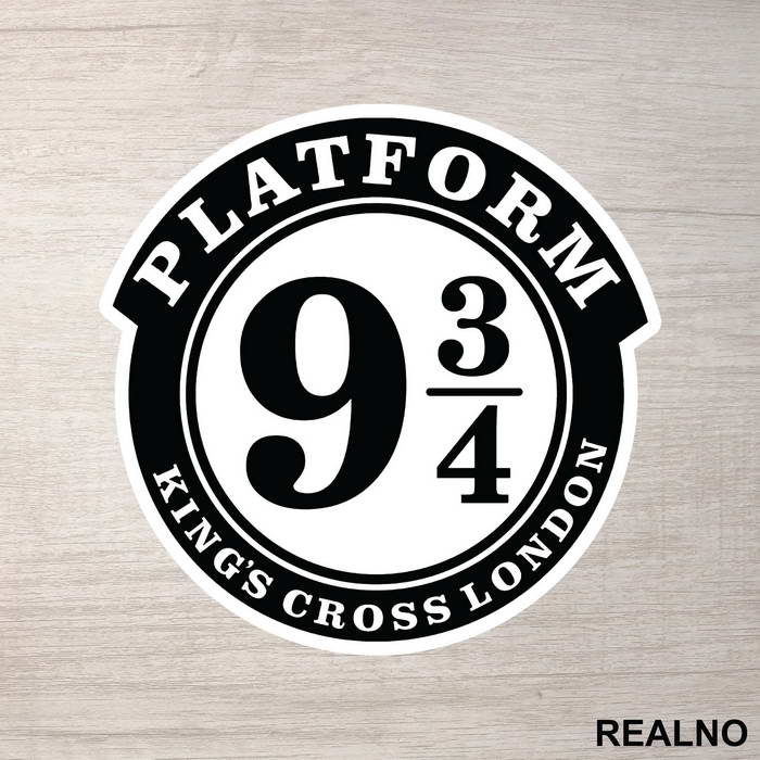 Platform 9 3/4 - Harry Potter - Nalepnica