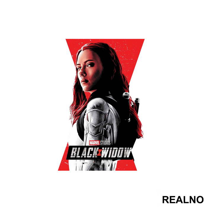 Natasha Romanoff Portrait - Black Widow - Avengers - Nalepnica