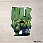 Holding Stone Text - Hulk - Avengers - Nalepnica