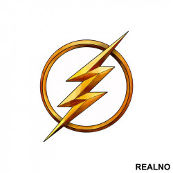 Circle Chest Logo - The Flash - Nalepnica Circle Chest Logo - The Flash - Nalepnica