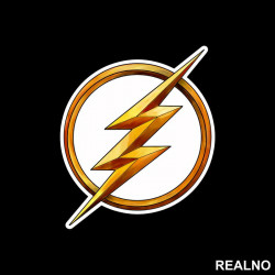 Circle Chest Logo - The Flash - Nalepnica Circle Chest Logo - The Flash - Nalepnica
