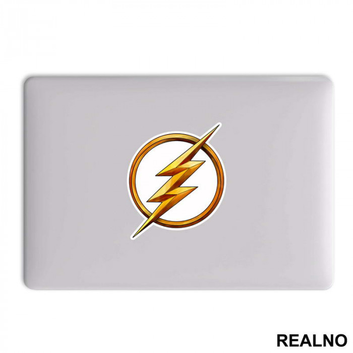 Circle Chest Logo - The Flash - Nalepnica