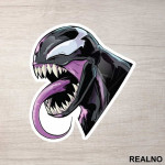 Head Illustration - Scream - Venom - Nalepnica