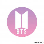 Pink Circle - Logo - BTS - Bangtan Boys - Muzika - Nalepnica