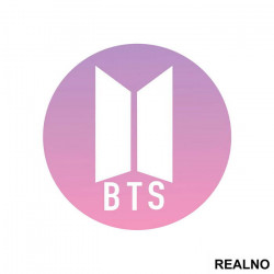 Pink Circle - Logo - BTS - Bangtan Boys - Muzika - Nalepnica Pink Circle - Logo - BTS - Bangtan Boys - Muzika - Nalepnica