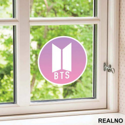 Pink Circle - Logo - BTS - Bangtan Boys - Muzika - Nalepnica Pink Circle - Logo - BTS - Bangtan Boys - Muzika - Nalepnica