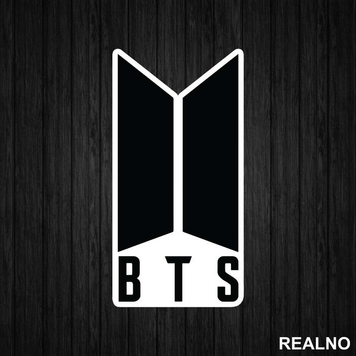 Logo - Black - BTS - Bangtan Boys - Muzika - Nalepnica