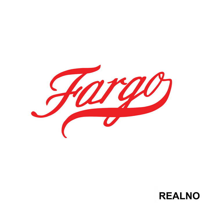Red Logo - Fargo - Nalepnica