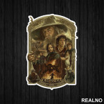 Group In A Frame - Lord Of The Rings - LOTR - Nalepnica