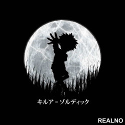 Killua - Moon - Hunter x Hunter - Nalepnica Killua - Moon - Hunter x Hunter - Nalepnica
