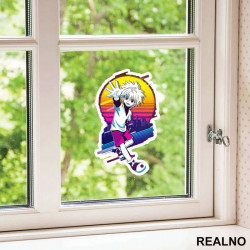 Killua - Colors - Hunter x Hunter - Nalepnica Killua - Colors - Hunter x Hunter - Nalepnica
