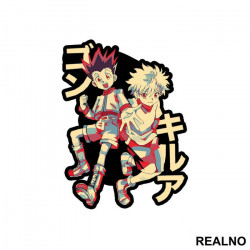 Killua And Gon Freecss - Hunter x Hunter - Nalepnica Killua And Gon Freecss - Hunter x Hunter - Nalepnica