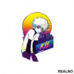 Killua - Smiling - Hunter x Hunter - Nalepnica Killua - Smiling - Hunter x Hunter - Nalepnica