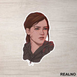 Ellie - Portrait - The Last Of Us - Nalepnica