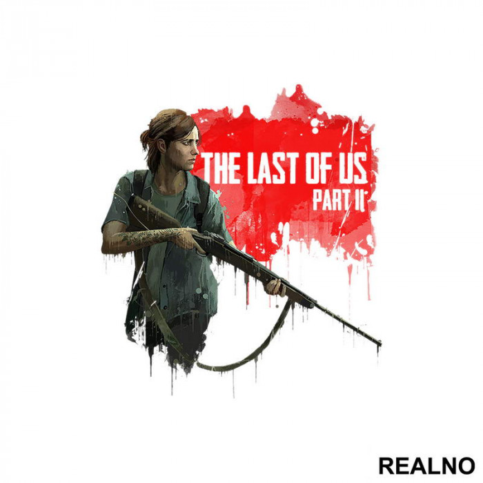 Ellie And Logo - Melting - The Last Of Us - Nalepnica