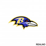 Baltimore Ravens - NFL - Američki Fudbal - Nalepnica