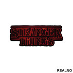 Red Logo - Stranger Things - Nalepnica