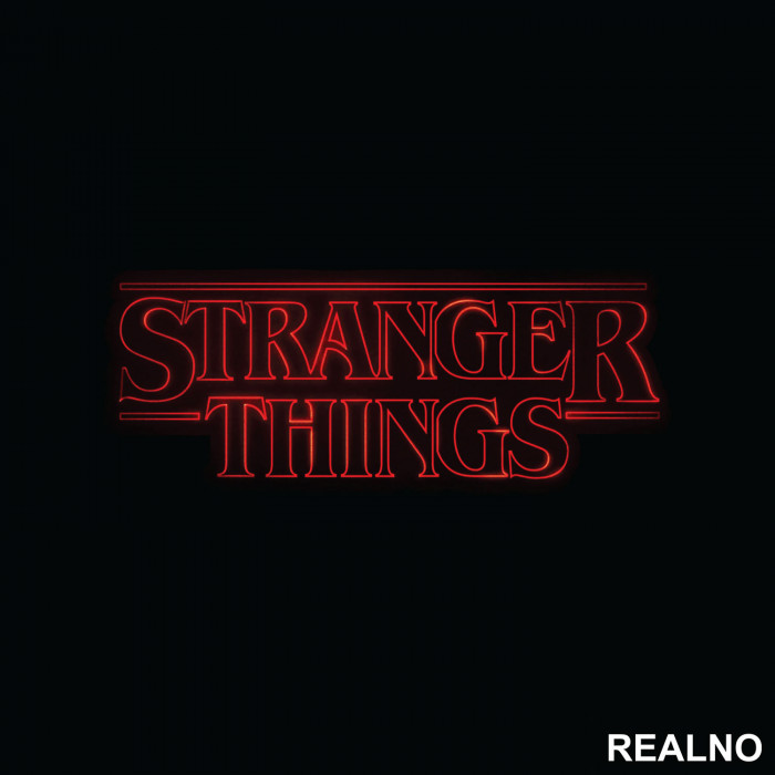 Red Logo - Stranger Things - Nalepnica