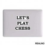 Let's Play Chess - Queen's Gambit - Nalepnica