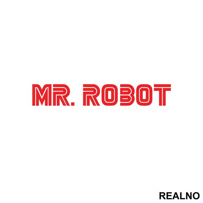 Red Logo - Mr. Robot - Nalepnica