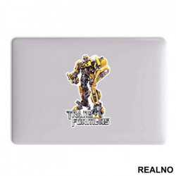 Bumblebee And Metallic Logo - Transformers - Nalepnica Bumblebee And Metallic Logo - Transformers - Nalepnica