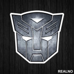 Autobot Metallic Logo - Transformers - Nalepnica