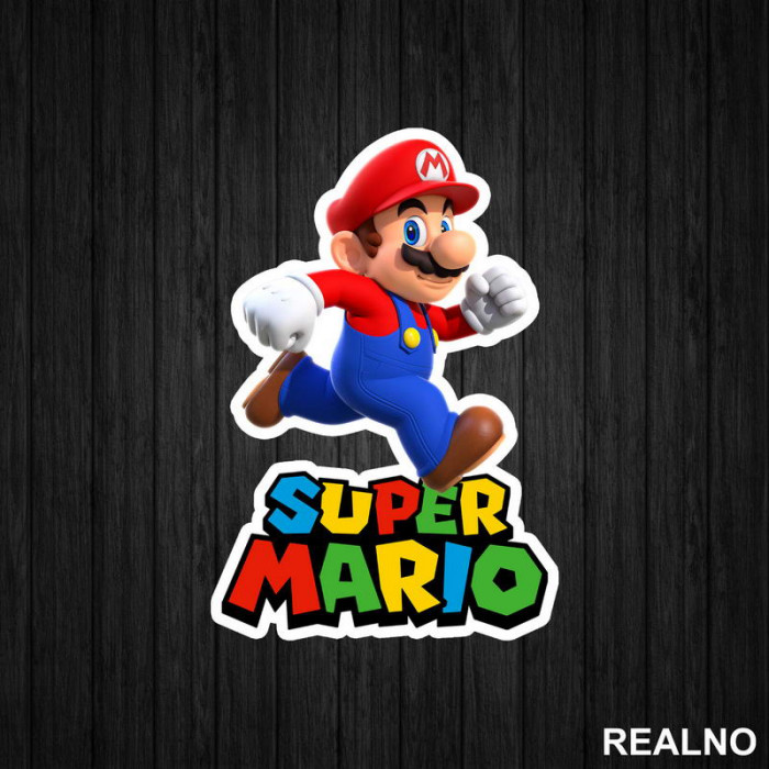 Super Mario - Games - Nalepnica