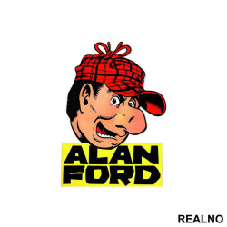 Bob Rock And Logo - Alan Ford - Nalepnica Bob Rock And Logo - Alan Ford - Nalepnica