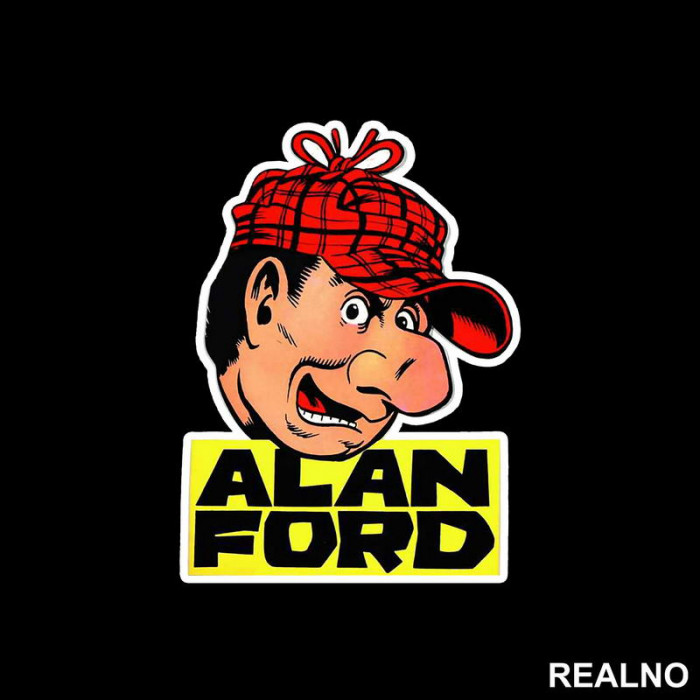 Bob Rock And Logo - Alan Ford - Nalepnica