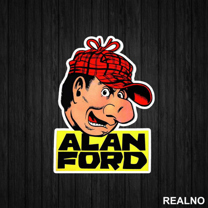 Bob Rock And Logo - Alan Ford - Nalepnica