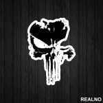 Skull - Punisher - Nalepnica