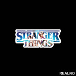 Blue Logo - Stranger Things - Nalepnica