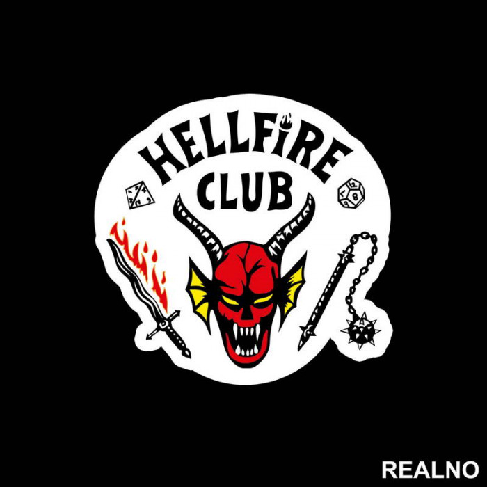 Hellfire Club - Stranger Things - Nalepnica