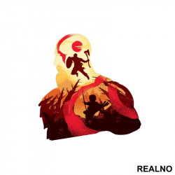 Orange - Fight - God Of War - Nalepnica