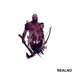 Purple - Ship - God Of War - Nalepnica