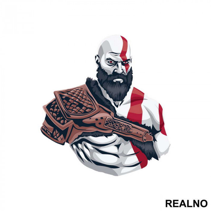 Dripping - Kratos - God Of War - Nalepnica