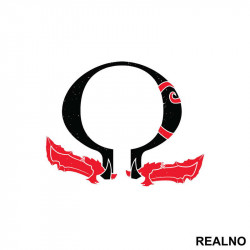 Omega - God Of War - Nalepnica
