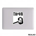 Logo - Mjölnir - Thor - Nalepnica