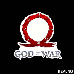 Logo - God Of War - Nalepnica Logo - God Of War - Nalepnica