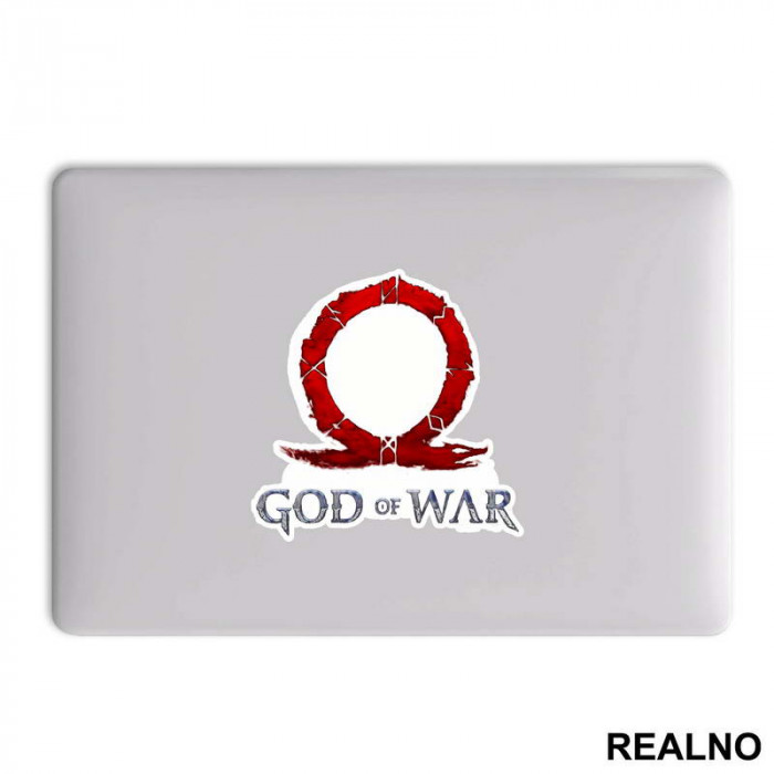 Logo - God Of War - Nalepnica