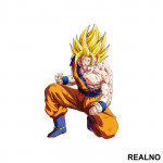 Ready For Fight - Goku - Dragon Ball - Nalepnica